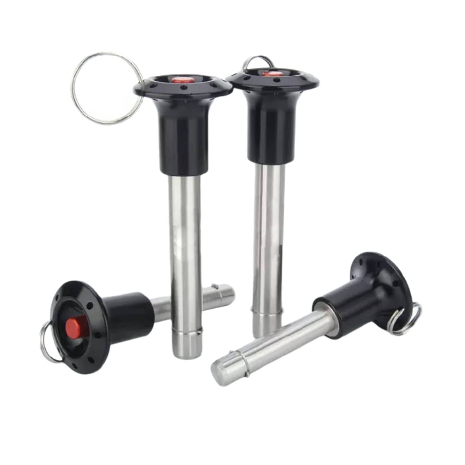 Perno Bloccaggio A Sfera In Acciaio Inox - Sgancio Rapido Con Manico A Bottone - Foto 2