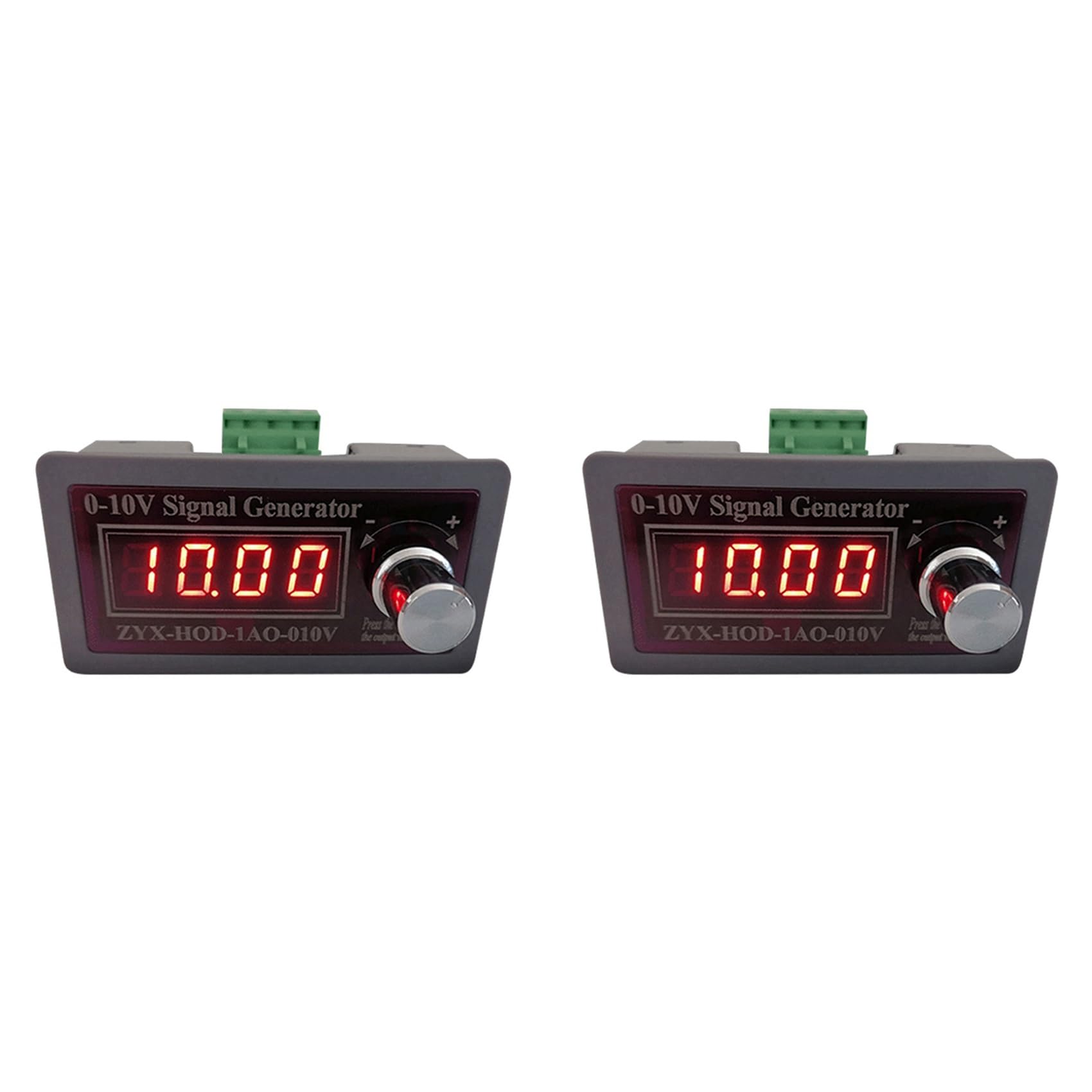 Jnchdghwa As Shown 2X Adjustable Voltage Analog Simulator 0-10V 5-10V Voltage Signal Generator Signal Sources Plc Signal Control