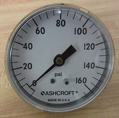 ASHCROFT 25W1005-H-01B-160 0-160 PSI, Pressure Gauge