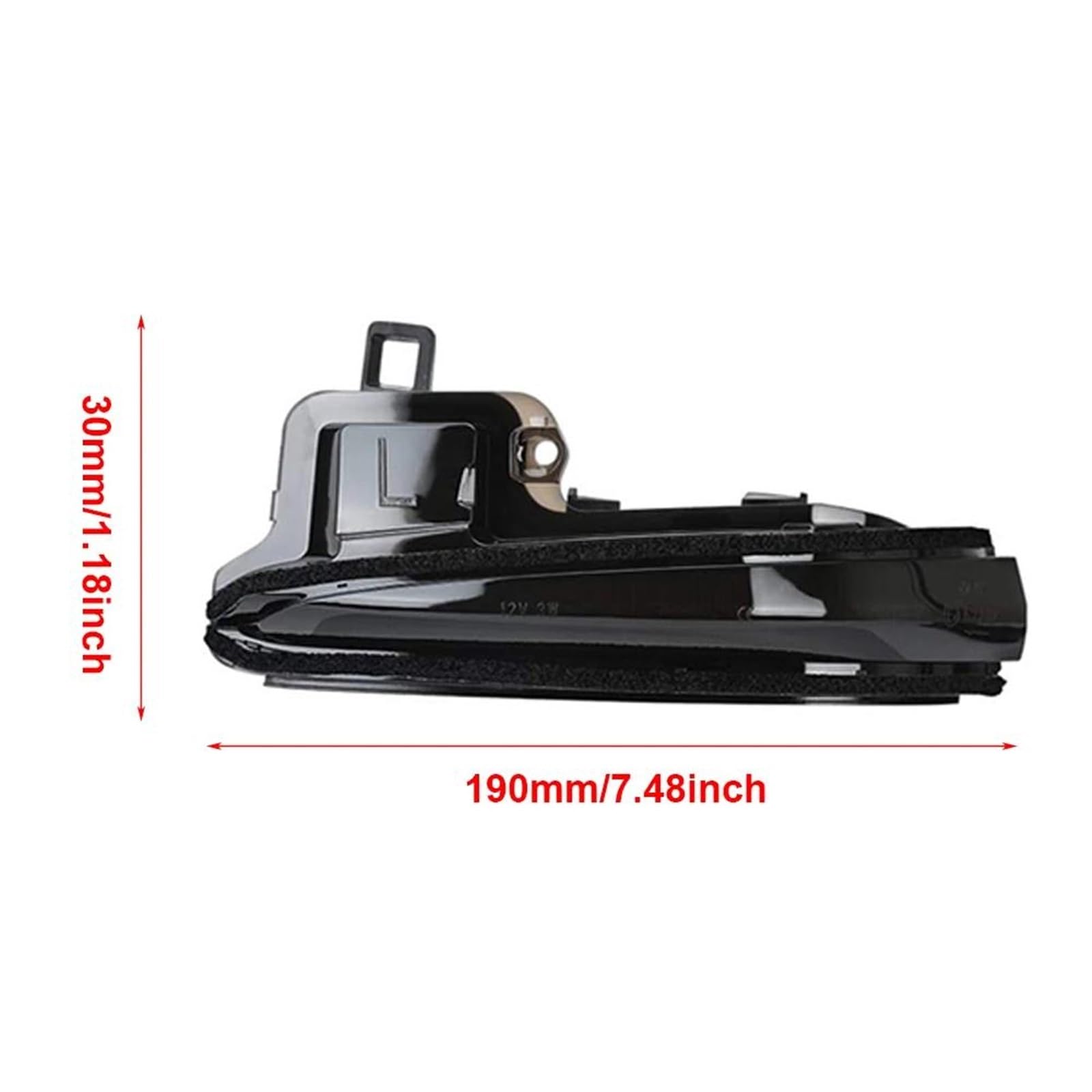 LED Intermitentes Laterales 2 LED Dinámicas 12 V Espejos Laterales Coche Color Ámbar 81740-58010 81730-58010 para Toyota para Tacoma para MK3 N300 para Highlander para MK4