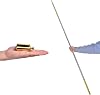 SUMAG Magic Pocket Staff Metal Appearing Cane with Video Tutorial Link Magic Wands for Professional Magicians Stage Close-up Magic Tricks Pocket Staff Magic Staff Accessories Props Illusion