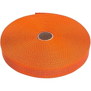 GM Climbing Nylon-Gurtband Orange 2,5cm x 9,2m