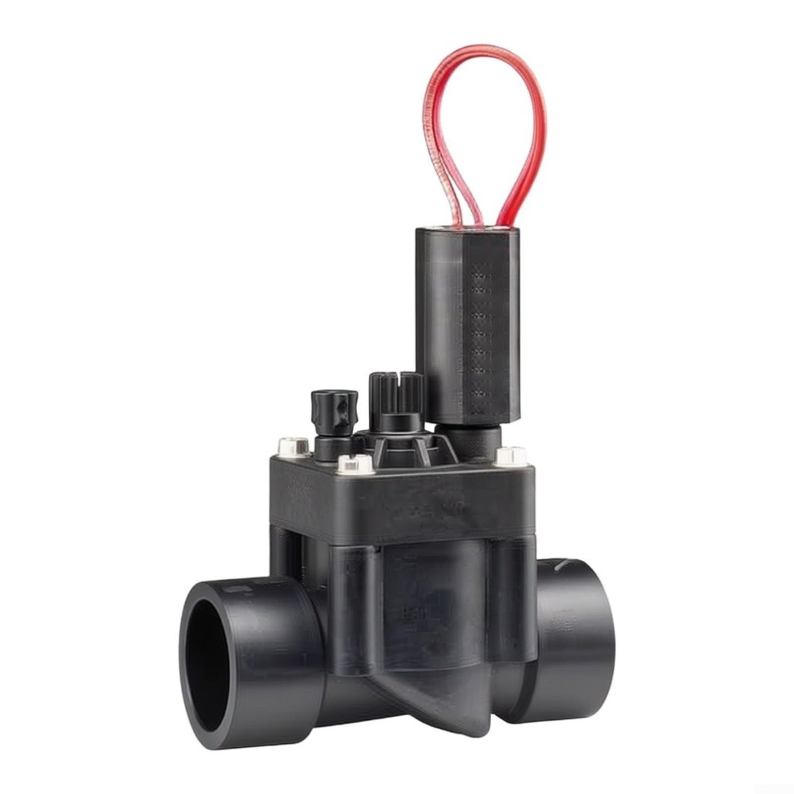 Electroválvula PGV101 AC 24 V DN25 1 pulgada para aspersor de césped riego robusto doble diafragma válvula de control automático de jardín negro fácil montaje