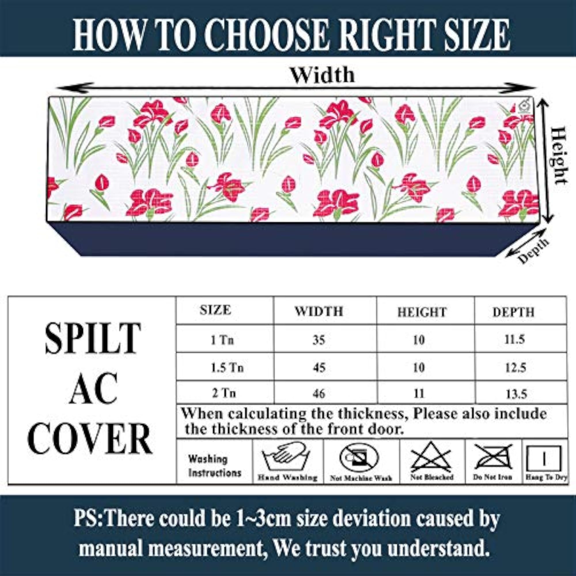 Polycarbonate Water & Dustproof Split AC Cover for O'General 2 Ton