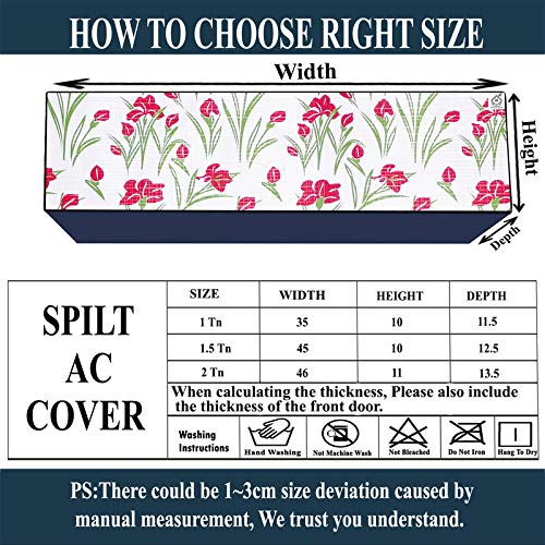Image of Polycarbonate Water & Dustproof Split Ac Cover for Lloyd 1 Ton 3 Star Ls12i3fi-o, Blue (Color15)