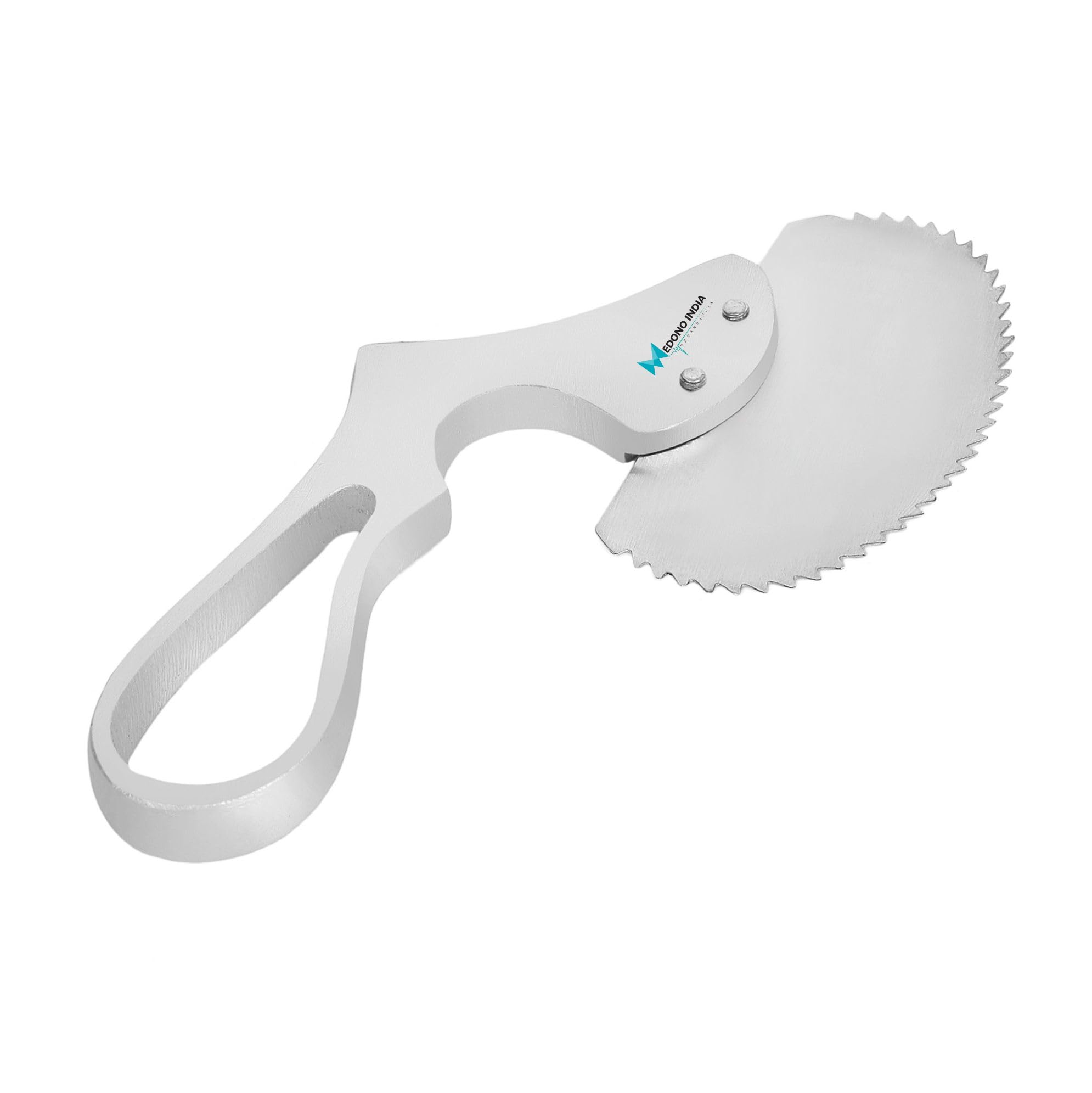 Medono India Manual Orthopedic Bone Plaster Cutter Saw (Hand-Operated) POP Cast Cutting Tool with Stainless Steel 410 Grade Blade Reusable Non-Electric Saw for Hospitals & Clinics