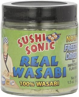 Sushi Sonic 100% Real Powdered Wasabi, 1.5 oz Jar