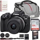 Canon EOS R50 Mirrorless Camera with RF-S 18-45mm F4.5-6.3 is STM Lens (5811C012) Bundle with...