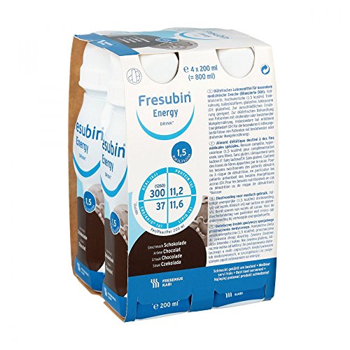Fresubin Energy Drink Schokolade, 4x200 ml Solución