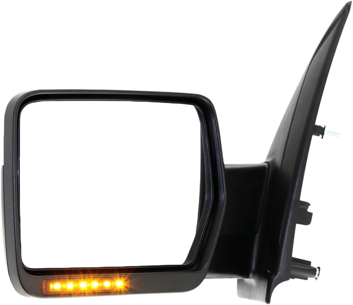Compatible with 09-10 F150 Rear View Door Mirror Power Folding w/Signal & Puddle Lamp Left Side