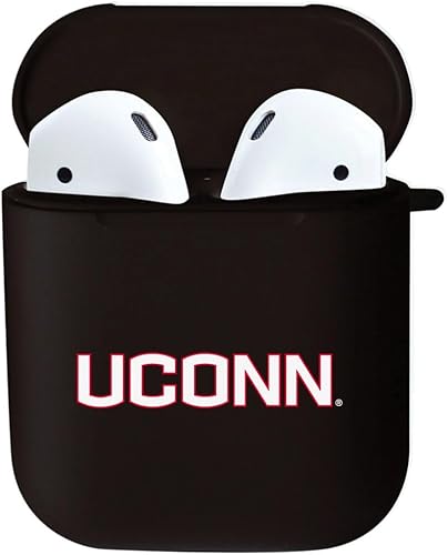 Miniatura 2 de Funda para AirPods, AirPods Pro de la Universidad de Connecticut (Gen 1 y 2)  Negro (TPU)