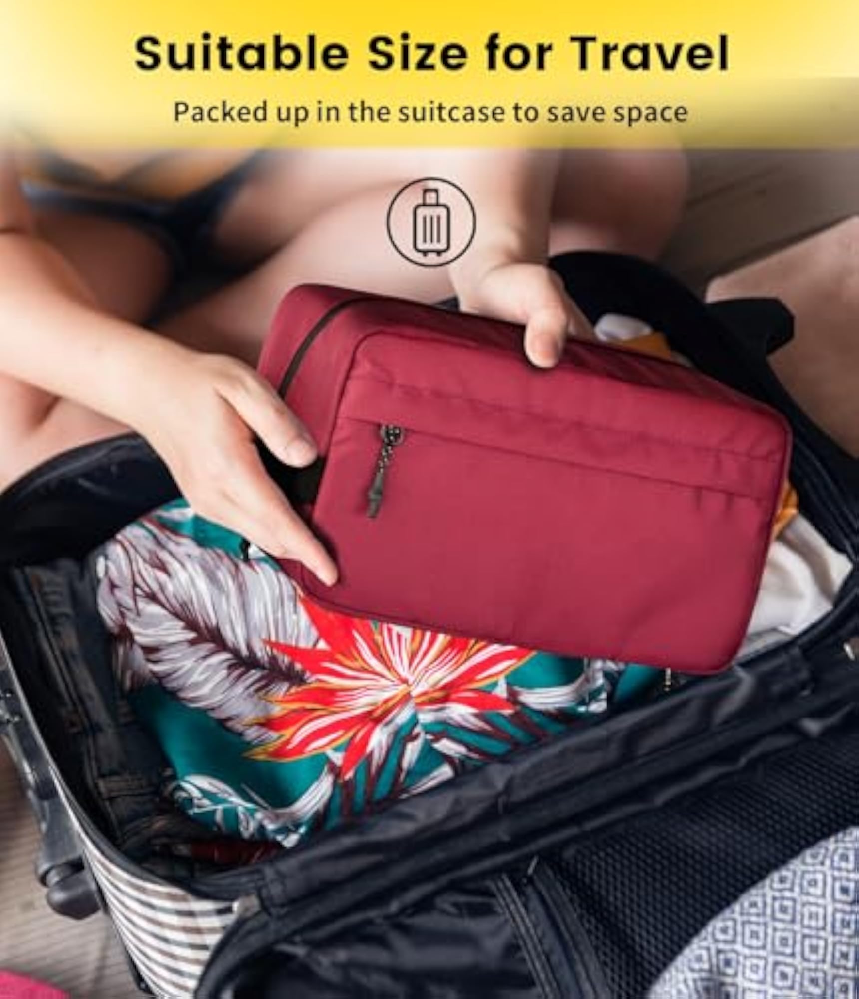 Travel Toiletry Bag for Men - Hanging Toiletries Bag