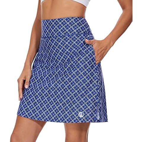 M MOTEEPI Women's Knee Length Golf Skirt Cover
