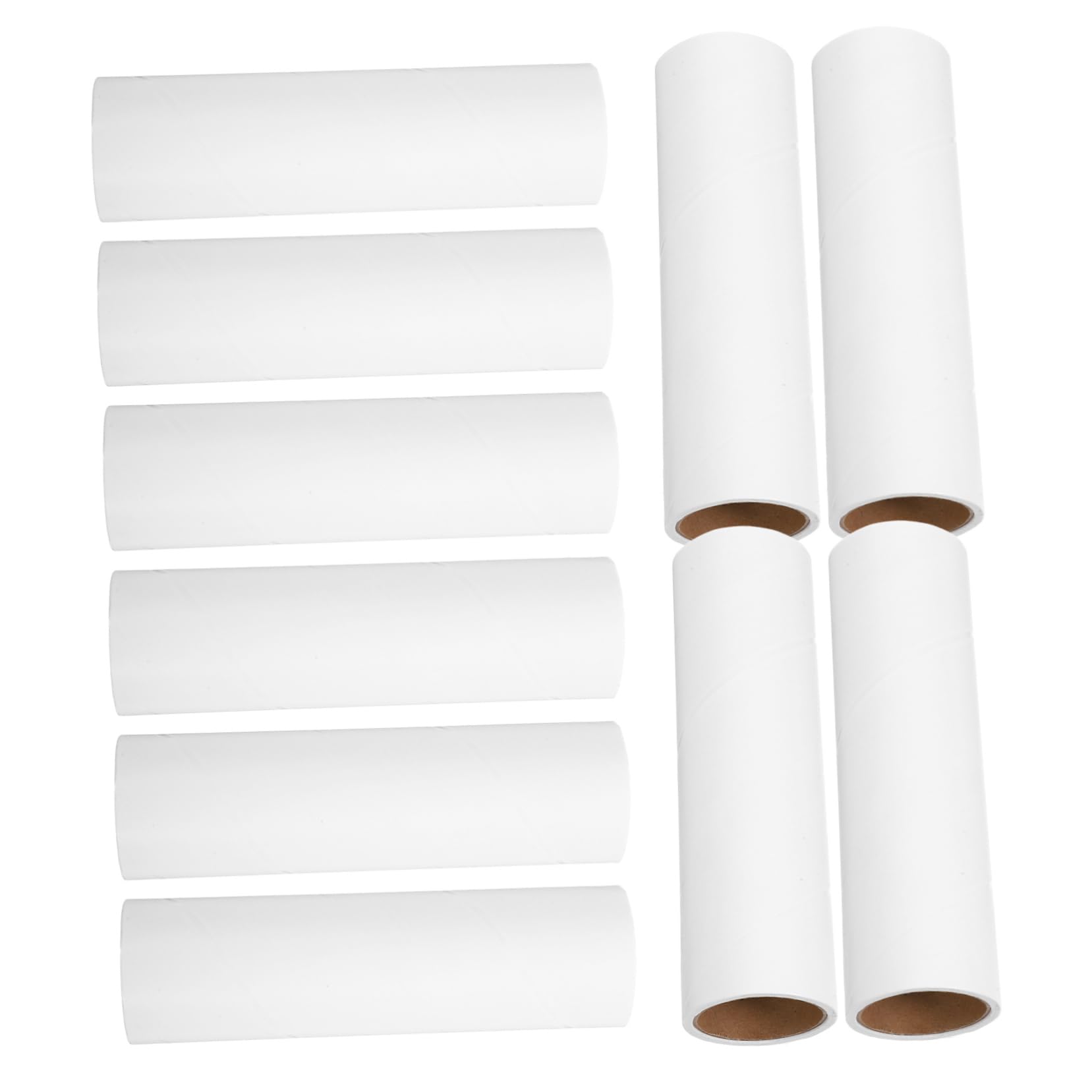 Wiederverwendbare Fusselrolle Ersatzrollen 10 Rollen 50 Blatt Papier Weiß