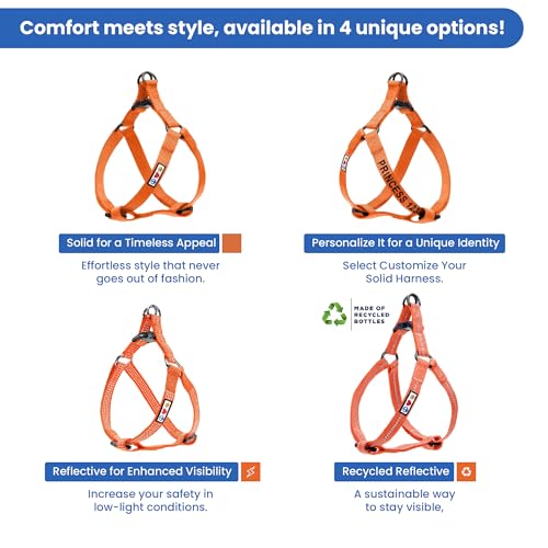 Pawtitas-Solid-Color-Step-in-Dog-Harness-or-Vest-Harness-Dog-Training-Walking-of-Your-Puppy-Harness-Small-Dog-Harness-Orange-Dog-Harness Pawtitas Solid Color Step in Dog Harness or Vest Harness Dog Training Walking of Your Puppy Harness Small Dog Harness Orange Dog Harness