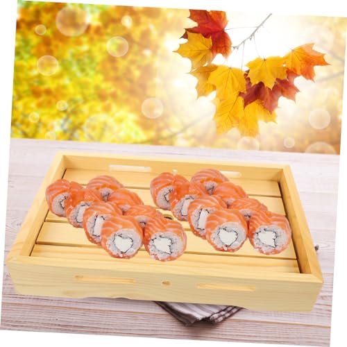 Plato de sushi de madera estilo japonés ULTECHNOVO miniatura 5