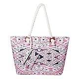 ☀️ PLACER XXL: Con sus dimensiones de 58 cm x 38 cm x 18 cm (largo x alto x ancho), las bolsas de playa DonDon pertenecen a los formatos grandes y ofrecen una increíble cantidad de espacio de almacenamiento. También tienen un compartimento interior con cremallera