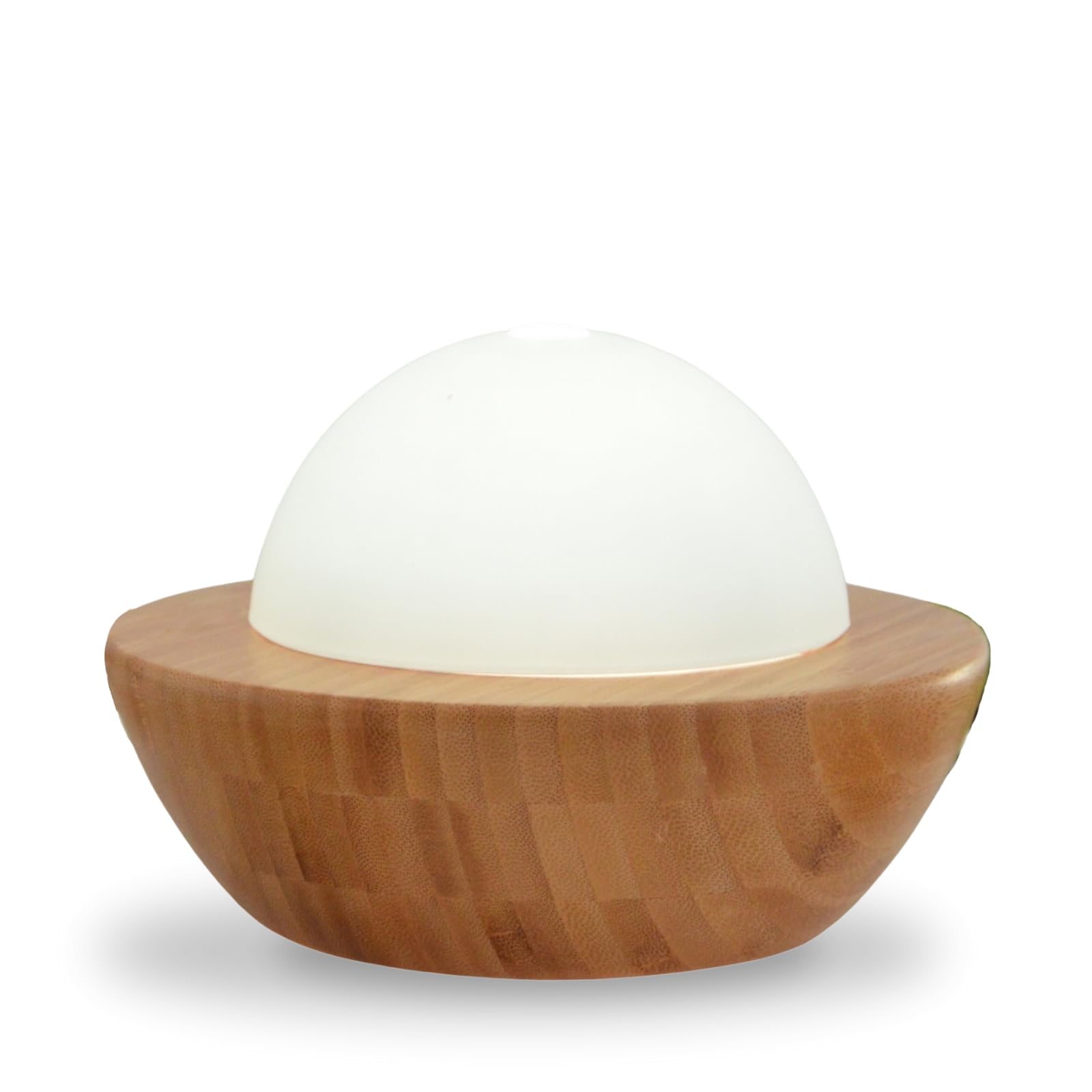 Zen’Arôme Diffuseur Huile Essentielle Belisia – Diffuseur Ultrasonique Aromathérapie à Froid – Diffuseur Électrique Parfum Maison - Matériaux Naturels Bambou et Verre
