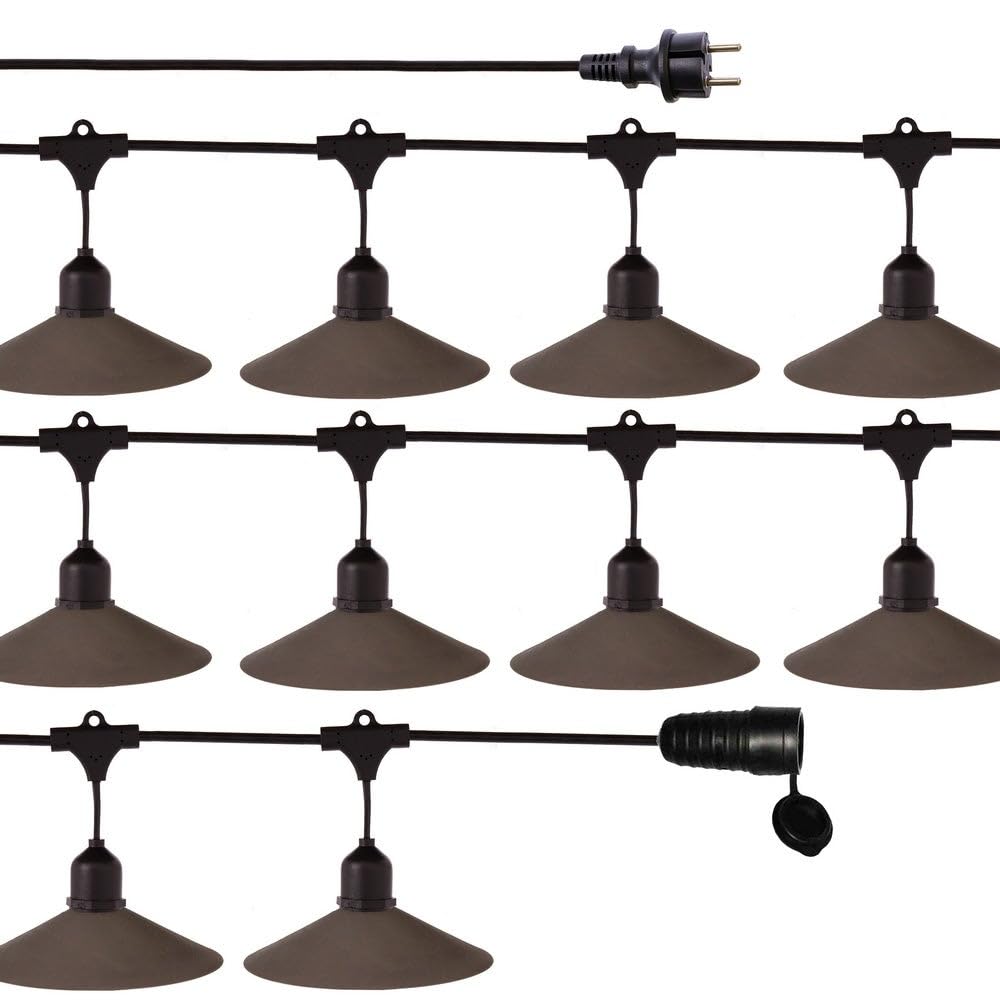 LOLAhome Guirnalda Luces Industrial Exterior 7 Metros