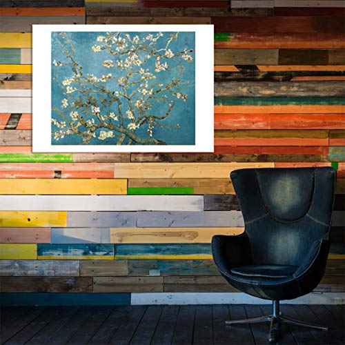 Fleur d'amandier 1890 Van Gogh tableau mat pour salon moderne - 6