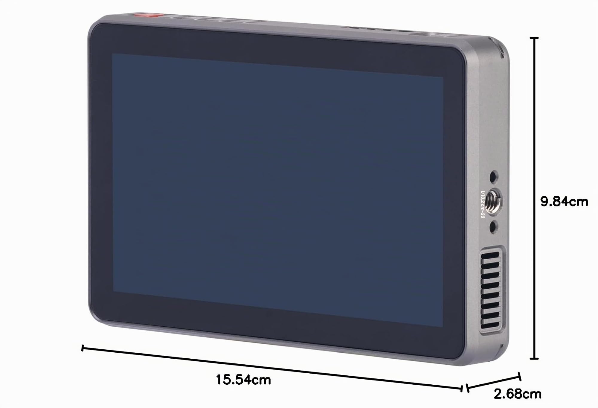 VILTROX - Monitor del campo della fotocamera da 6", 2000nit HD 1920x1080, schermo touch portatile, monitor video, 4K, HDMI, loop in/out, con LUT 3D, de-squeeze, Peak Focus, con parasole