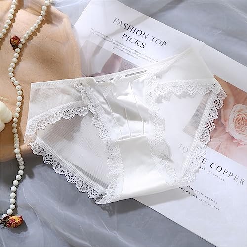 Ice Silk Girls Panties Female Lace Sex Confusion Comfortable Triangle Mesh Low Waist Lift Buttocks3