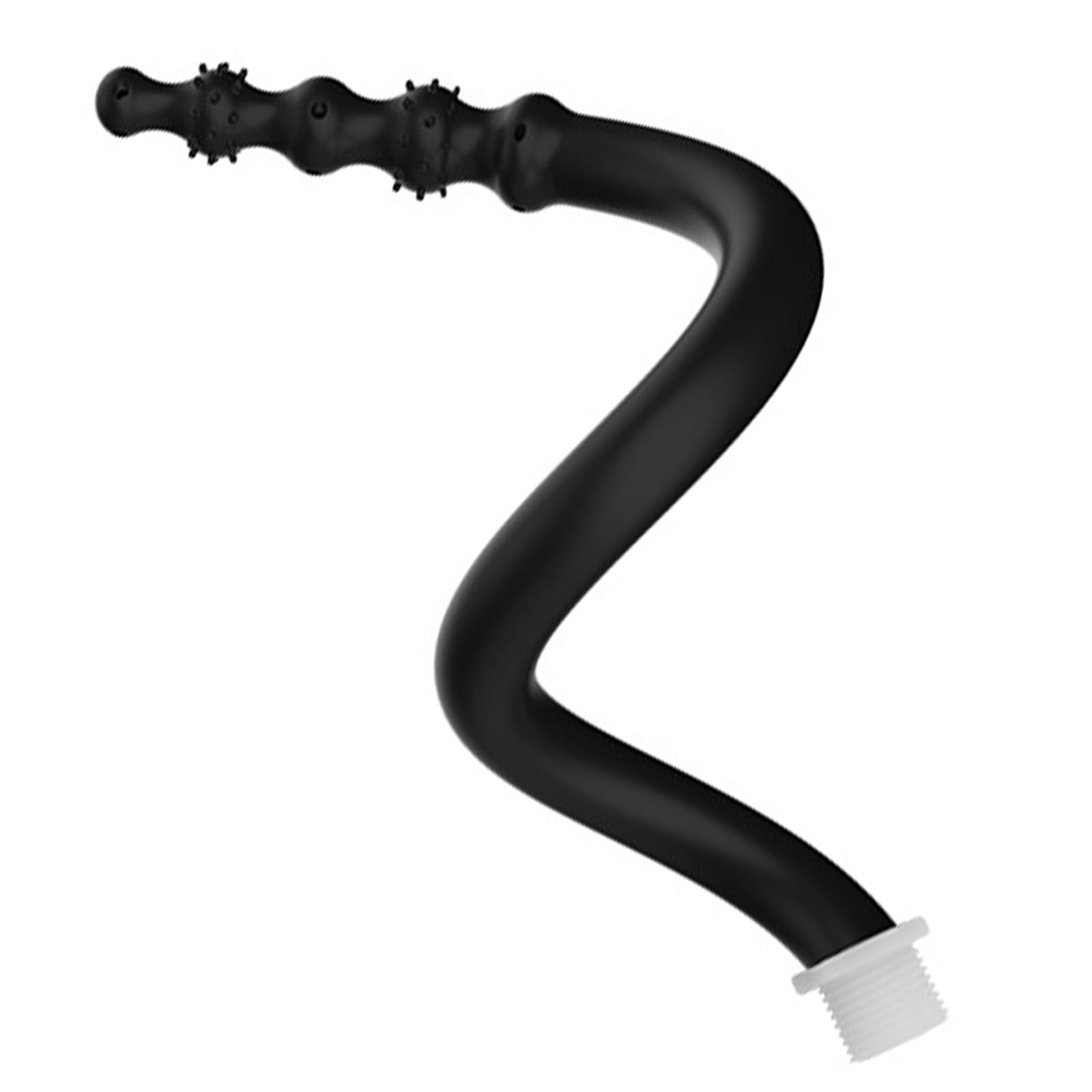 BDSMJOY Doccia clistere anale Cleaner in silicone, Tubo flessibile per clistere con Particelle di massaggio, Plug Anale Butt Plug Sexytoysys Donne Uomo (L)