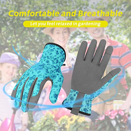 Long Gardening Gloves For Women Thorn Proof, Comfortable Soft Leather Garden Gloves For Gardening, Cleaning, Digging #TOP2