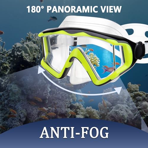 image for AQUA A DIVE SPORTS Diving mask Anti-Fog Swimming Snorkel mask Suitable