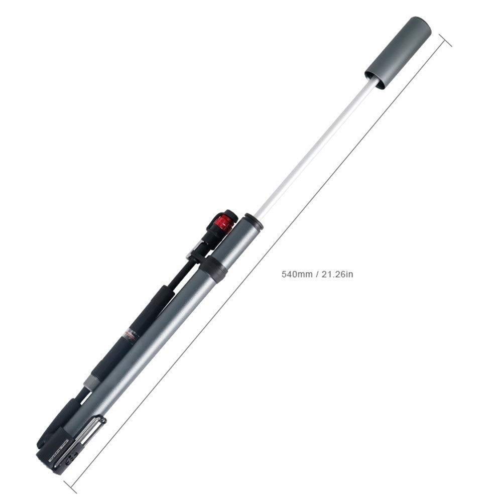 Narzędzia do naprawy Obrotowa rura powietrzna rower mini pompka ręczna przenośna wysokociśnieniowa manometr opony rowerowe pompa z wentylem Presta i Schrader z zestawem montażowym pompy podłogowe do roweru części naprawczych