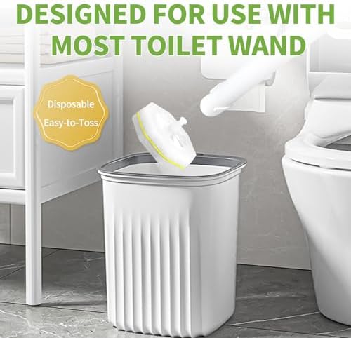 60 Count Toilet Wand Refills for Clorox and Most Named Wand, Lemon Scent - 3