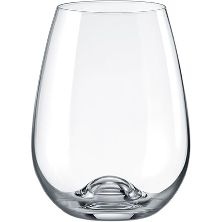 Rona Slovakia - Drinkmaster Stemless Wine Glasses Red Wine 15.5 Ounces Set of 6