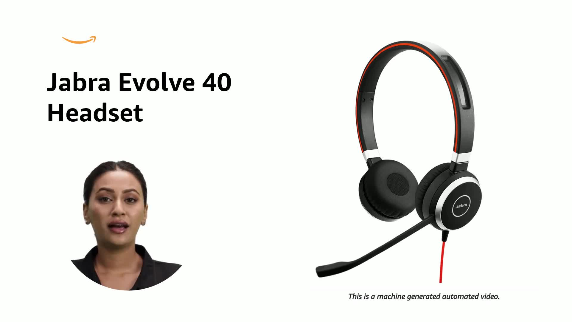 Jabra Evolve 40 MS Stereo Wired Headset with Noise Cancelling