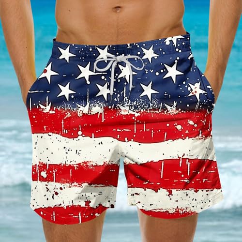 Floral Print Swim Trunks for Men Quick Dry Breathable Shorts Elastic Waist Hawaiian Summer Beach Bathing Suits2