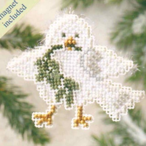 Mill Hill Downy Dove - Fridge Magnet - Cross Stitch Kit