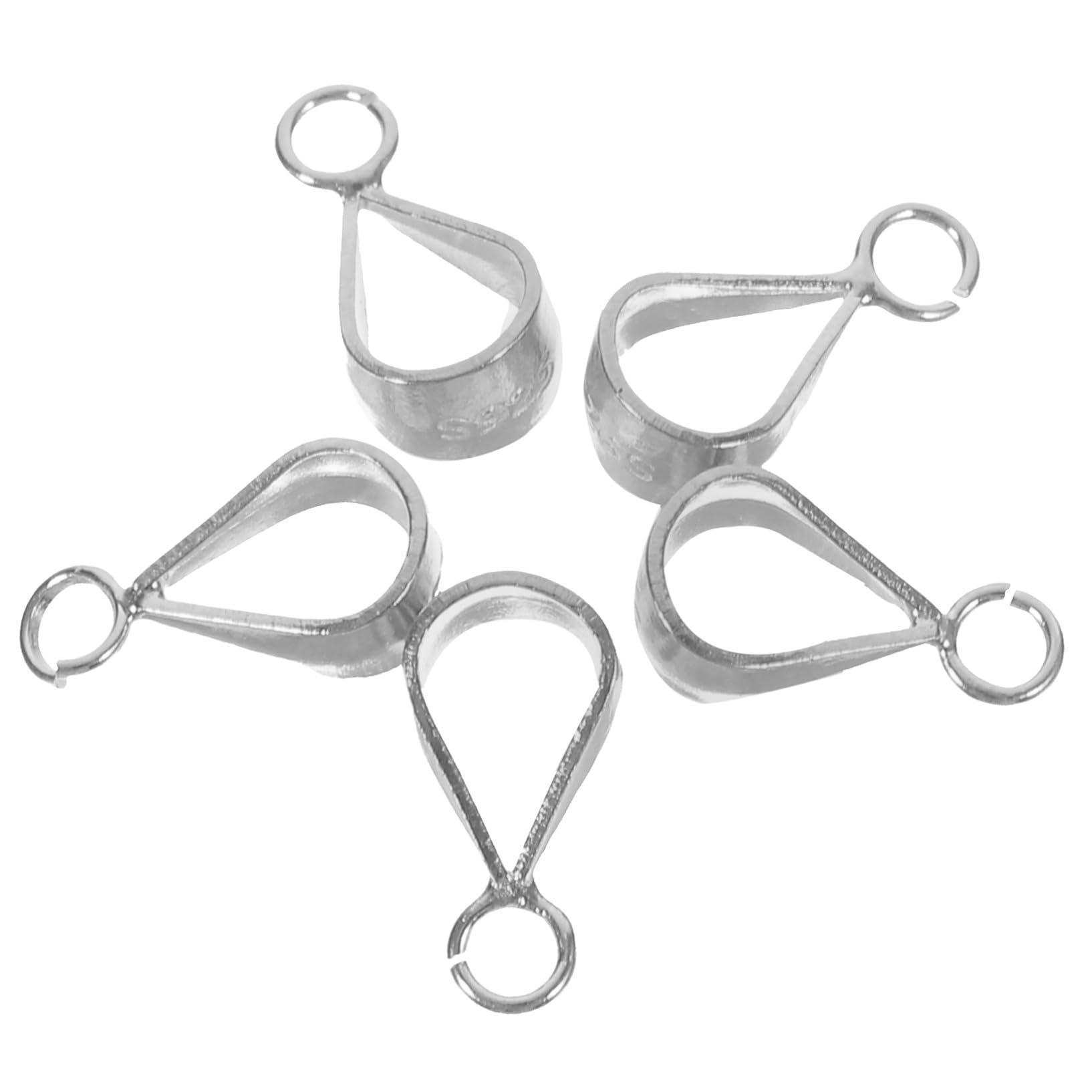 Fermoirs pendentif en argent S925 pour création de bijoux durables