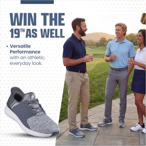 Image of Skechers Men's Max 2 Rover Relaxed Fit Slip-in Golf Shoe | Golf, Slip-ins, Relaxed Fit, Goga Max, Ultra Flight, Water Repellent, Breathable, Lightweight