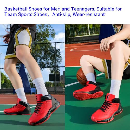 Image of Beita High Upper Basketball Shoes for Men Sneakers Breathable Sports Shoes Anti Slip