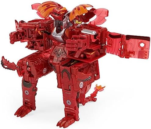 Bakugan GeoForge Dragonoid, 7-in-1 Includes Exclusive True Metal Dragonoid and 6 Geogan Collectibles, Kids Toys for Boys