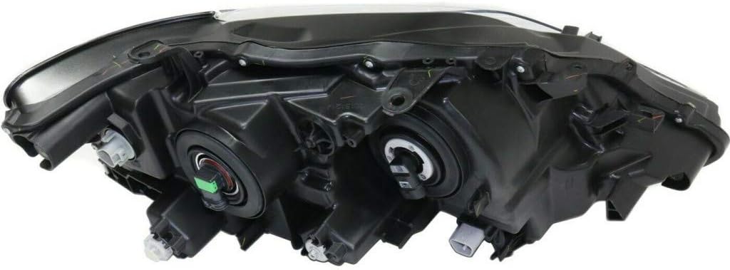 CarLights360 For Lexus RX350 2013-2015/RX450h 2015 Headlight Assembly Black TRIM Driver Side DOT Certified | LX2502156 | 81150-0E150