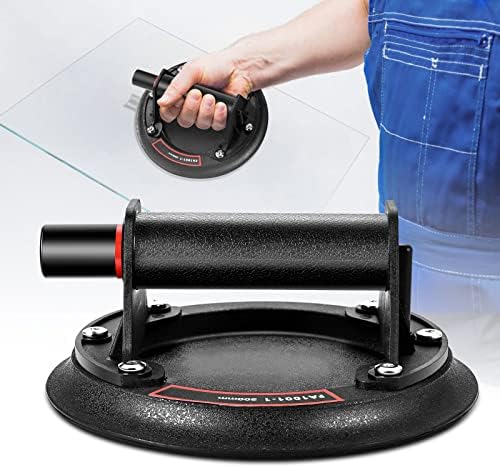 Pakuyi Vacuum Suction Cup 8" Heavy Duty Suction Cups with Handle Glass Suction Lifter for Granite Lifting Window Replacement 165lbs Load Capacity