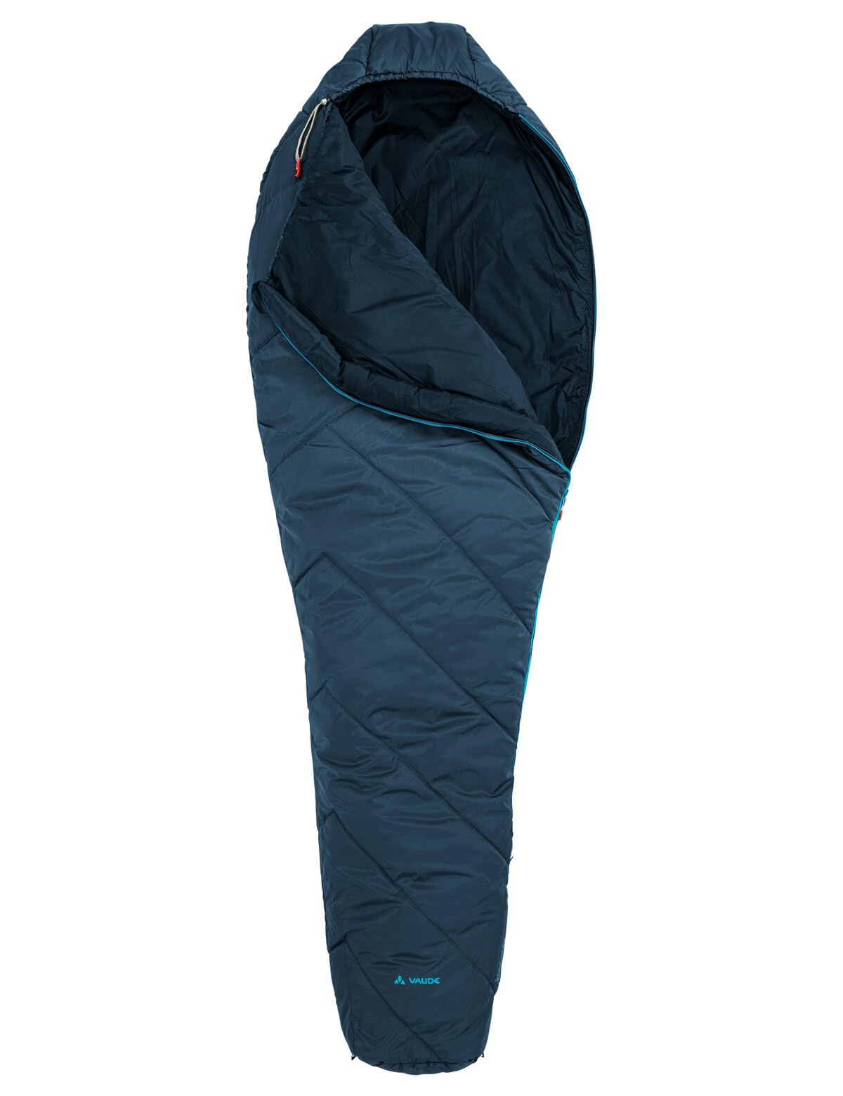 Vaude Sioux 400 S II SYN Sac de Couchage Unisexe pour Adulte Baltic Sea Gauche