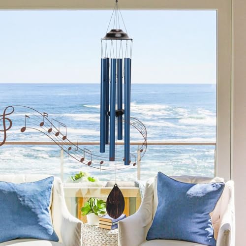 MUMTOP Wind Chimes for Outside, Metal Deep Tone Memorial Windchimes Outdoor