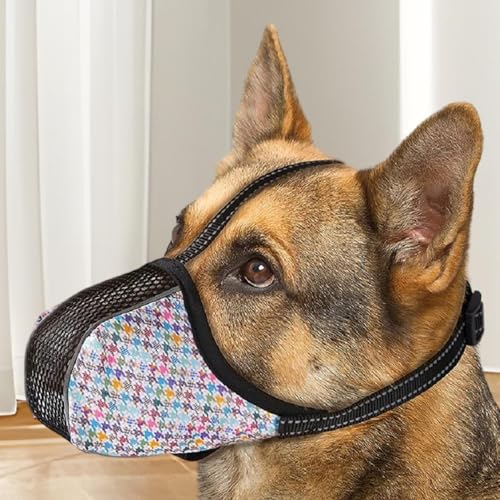 Mundschutz für Hunde, Netzgewebe für Hunde, atmungsaktiv, atmungsaktiv, Animation, Mundschutz, weich, für Welpen