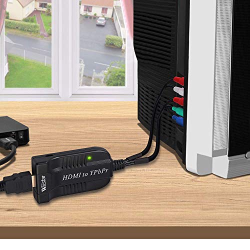 Wiistar Hdmi To Male Component Video Ypbpr Converter Adapter 1080P With R/L Audio Black For Ps3, Ps4, Blu-Ray Player, Dvd, Xbox, Notebook #TOP3
