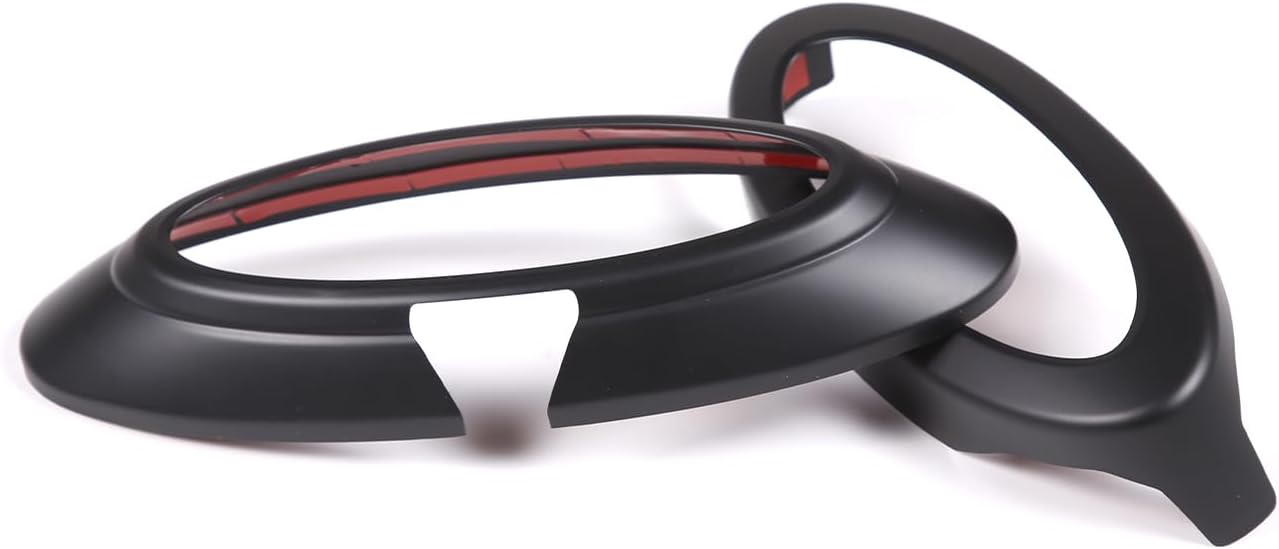 TOYCIDFG Compatible with Ford Maverick 2022-2024 Front Rear Tailgate Emblem Sticker Frame Trim Emblem Decoration Cover Logo Emblem Compatible with Maverick Accessories (Matte Black)