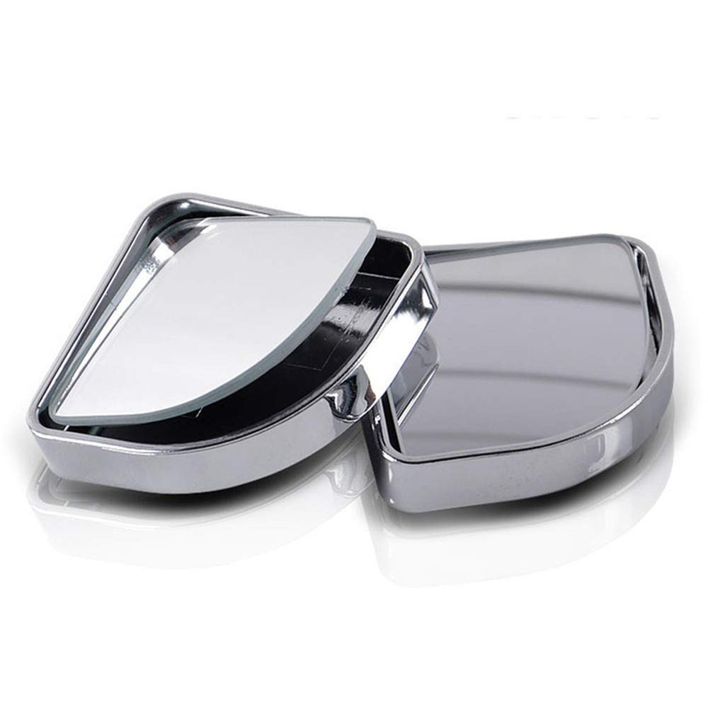 Scymshl 2PCS Unframed Fan-shaped Wide Vision Car Blind Spot Mirror Car Reversing Auxiliary Mirror Must-have