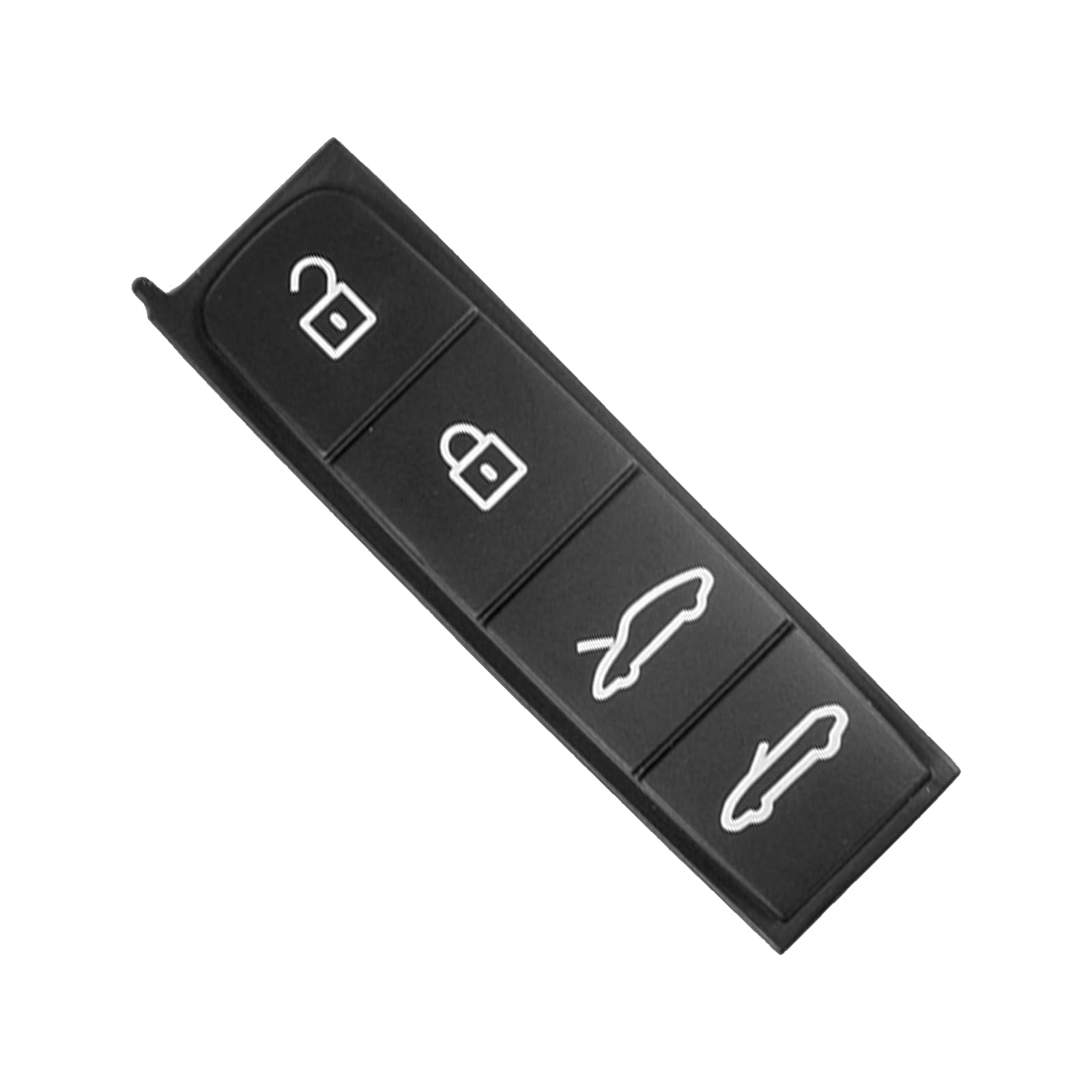 Black Rubber Key Button Cover Compatible with Porsche 911 Cabriolet 2019-2025 Compatible with Porsche Accessories