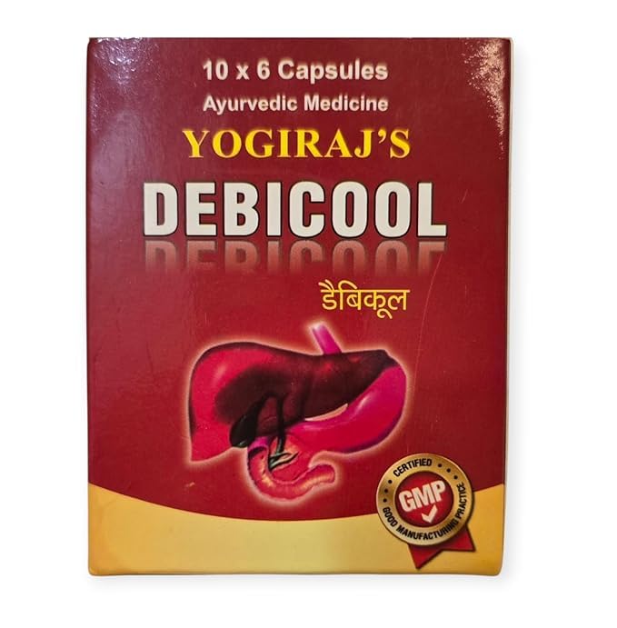 Yogiraj’s DebiCool Ayurvedic Capsules – Herbal formula for vitality, digestion & immunity support | 60 veg capsules