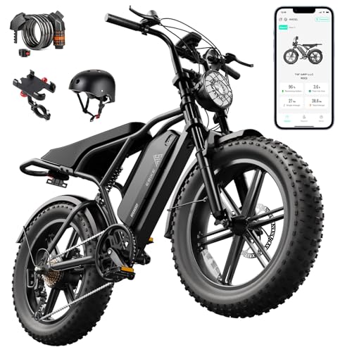 Image of TST Electric Bike for Adults 1500W Peak 20 inch Fat Tire All-Terrain E-Bike 60 /110 Miles Electric Dirt Bike - 48V 15 /25 AH Battery Electric Bicycle